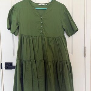 Uniqlo Olive Green Top